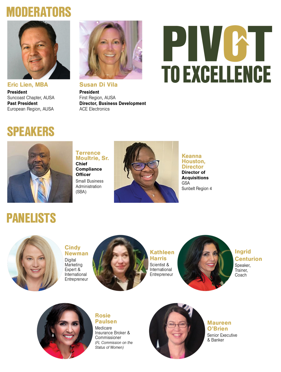 PIVOT TO EXCELLENCE Speakers